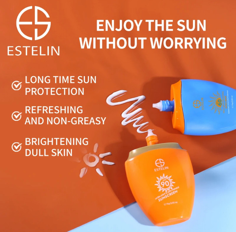 ضد آفتاب استیلن STELIN مرطوب کننده فوق سبک spf60 حجم 75 گرم