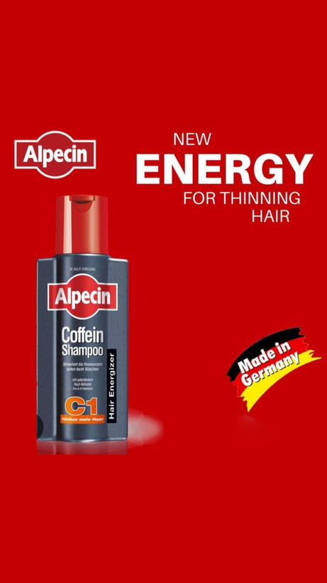 شامپو مو آلپسین مدل Caffeine C1 حجم 250 میلی لیتر Alpecin