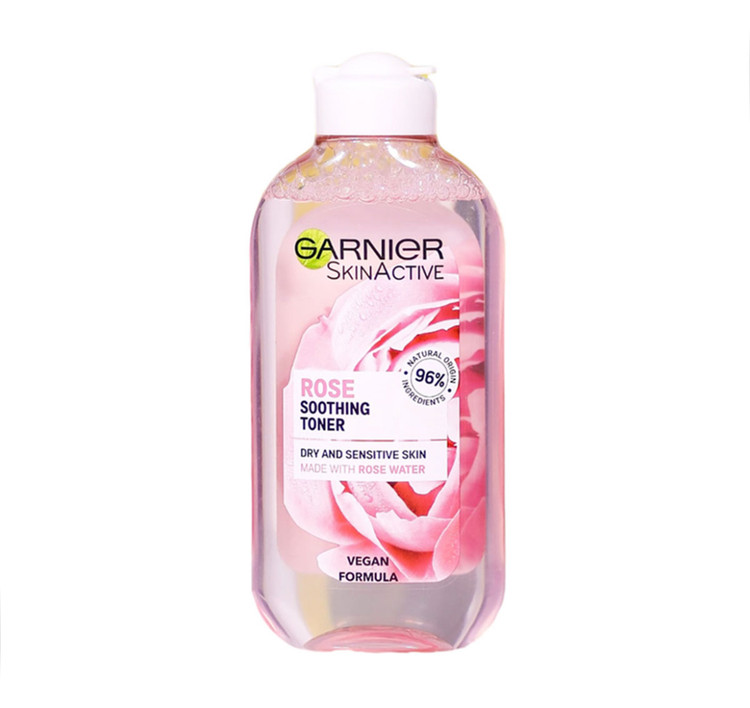 تونر گل رز گارنیر پوست خشک و حساس GARNIER Dry and Sensitive skin حجم 200 میلی لیتر