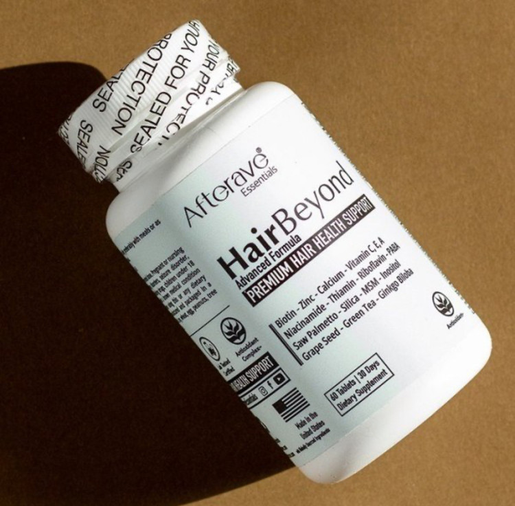 مکمل تقویت کننده مو هیربیاند HairBeyond برند افترایو Afterave تعداد 60 عدد